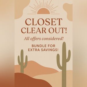 Closet Clear Out!